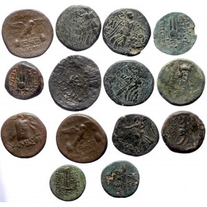 14 Ancient AE coins (Bronze, 82.85g)