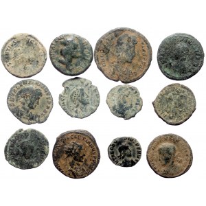 12 Ancient AE coins (Bronze, 33.85g)
