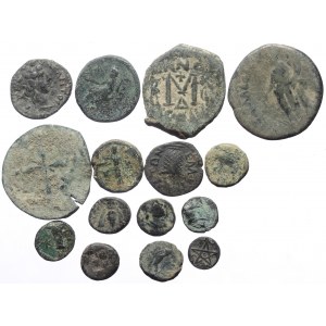 15 Ancient AE coins (Bronze, 37.98g)