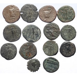 14 Ancient AE coins (Bronze, 99.39g)