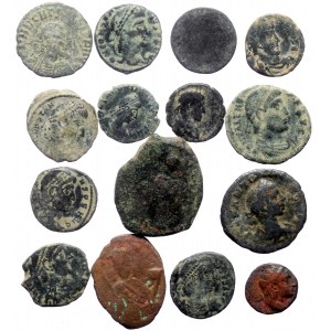 15 Ancient AE coins (Bronze, 29.98g)