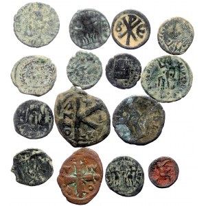 15 Ancient AE coins (Bronze, 29.98g)