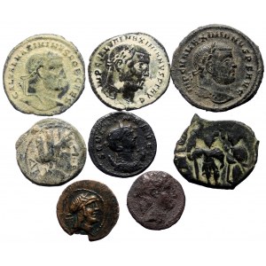 8 Ancient AE coins (Bronze, 44.74g)
