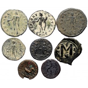8 Ancient AE coins (Bronze, 44.74g)
