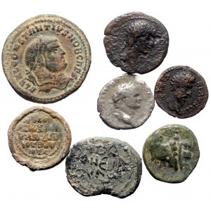 7 Ancient AE coins (Bronze, 44.14g)