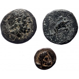 3 Ancient AE coins (Bronze, 22.30g)