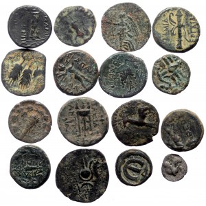 16 Ancient AE coins (Bronze, 52.91g)