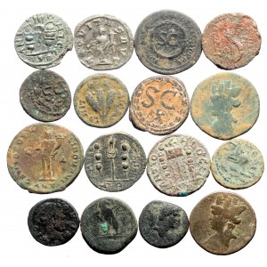 18 Greek and Roman AE and BL coins (Bronze, total weight: 90.04g)