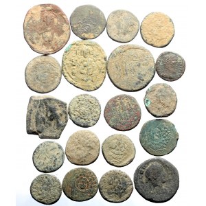 20 Ancient AE coins (Bronze, total weight: 164.90g)