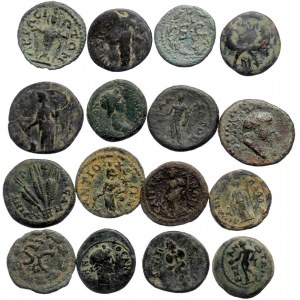 16 ancient coins (Bronze, 66,90g)