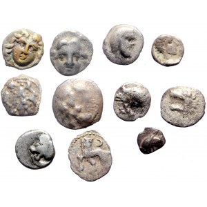 11 Greek AR coins (Silver, 7.66g)