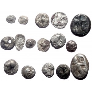 16 Greek AR coins (Silver, 20.48g)