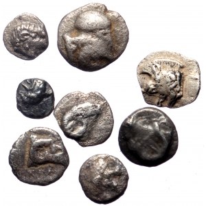 8 Greek AR coins (Silver, 2.50g)