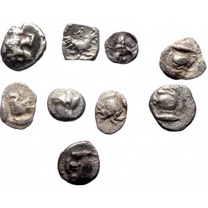 8 Greek AR coins (Silver, 6.55g)