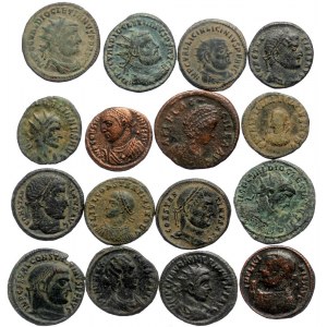 16 Roman Imperial coins (Bronze, 48,00g)