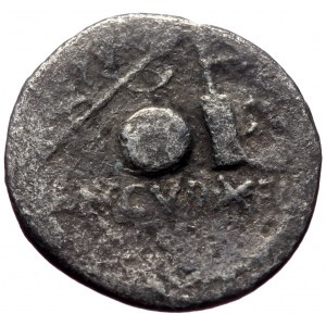 Cn. Lentulus AR Denarius (Silver, 19mm, 2.72g) Spanish (?) mint, 76-75 BC.