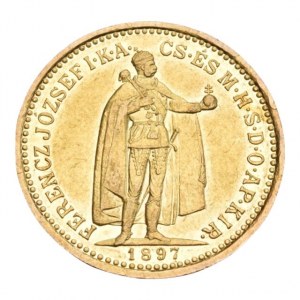 FJI. 1848-1916, 10 koruna 1897 KB