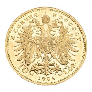 FJI. 1848-1916, 10 koruna 1905 b.z.