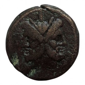 Anonymní ražba od 211 př.Kr, Janus, nahoře hodnota / Prora, nahoře hodnota, dole ROMA. Crw.56/2, BMC 221, 41,28 g/36mm R