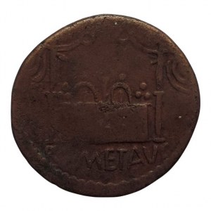 Augustus 27 př.Kr. - 14 n.l., as, av: CAESAR PONT MAX, rv: oltář, LVGDVN ROMETAVG, mincovna Lyon RIC 230