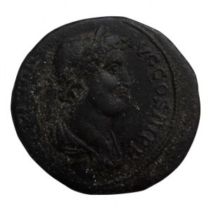 Hadrian 117-138, sestercius, stará kopie, rv: HISPANIA, jako RIC 851