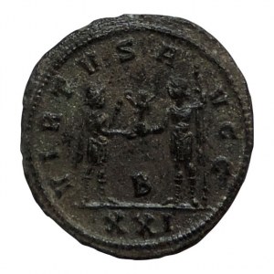 , follis, rv: VIRTVS AVGG, minc. Antiochia, RIC 206, B