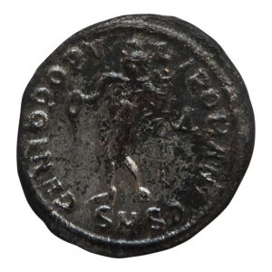 Constantius I. 305-306, follis, rv: GENIO POPVLI ROMANI, minc. Serdica, SM.SD, RIC 12a