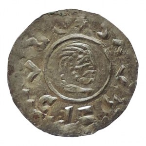 Břetislav II. 1092-1100, denár Cach 390, nep.st.kor. 0,523g