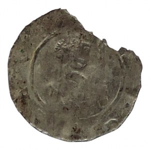 Svatopluk 1107-1109, denár Cach 462 odlomený okraj, nedor.