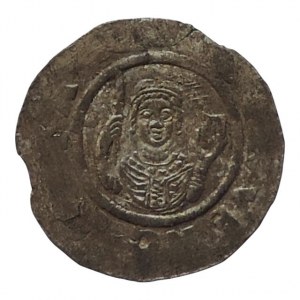 Vladislav I. 1109-1118, 1120-1125, denár Cach 543 nep.ol.okr., dr.ned., povrch,napr., patina 0,728g