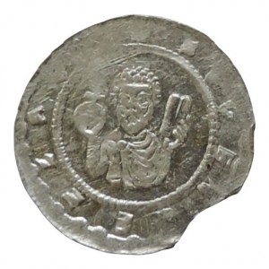 Bořivoj II. 2. vláda 1118-1120, denár Cach 421, ned., dr.ol.okr. 0,632g R