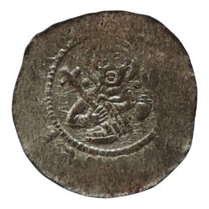 Bedřich, vláda 1179-1182, denár Cach 627, var. s kuličkami a písmenem omega, nedor., 0,791g