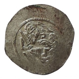 Bedřich, vláda 1179-1182, denár Cach 627, var. s kuličkami a písmenem omega, nedor., 0,791g