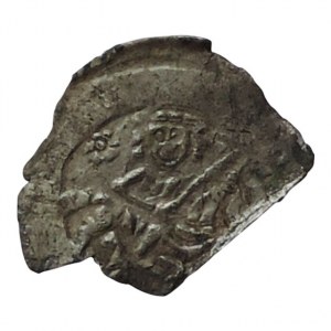 Vladislav III., markrabě moravský 1247-1248, denár Cach 895, 2/5 odlomeny R