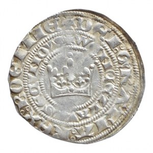 Václav II. 1278-1305, pražský groš, Sm.1, 3.84g, nep.exct.