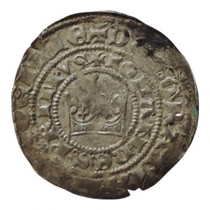 Jan Lucemburský 1310-1346, pražský groš Castelin 36, dr.ned., nep.exc., patina 3,768g