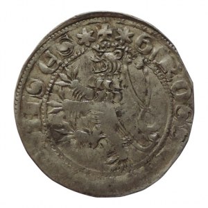 Jan Lucemburský 1310-1346, pražský groš Castelin 36, dr.ned., patina 3,750g