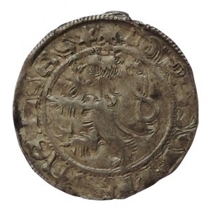 Jan Lucemburský 1310-1346, pražský groš Castelin 36, dr.ned., nep.dvojráz, patina 3,461g