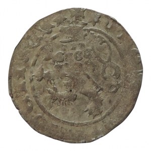 Karel IV. 1346-1378, pražský groš Pinta V.c, ned. 3,019g