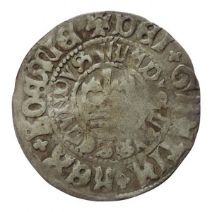 Vladislav Jagellonský 1471-1516, pražský groš Hásková XII, mírně zvlněný, nep.ned. 2,266g