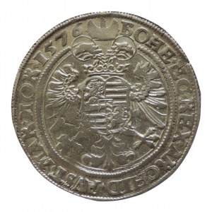 Maxmilián II. 1564-1576, tolar 1576 Kutná Hora-Šatný, MKČ 195, 29,096g, nep.napr.