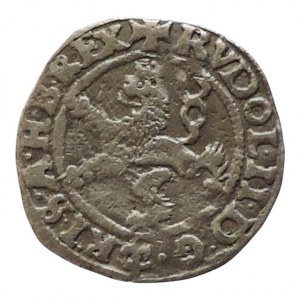 Rudolf II. 1576-1611, malý groš 1584 Praha-Ercker, MKČ 340