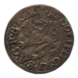 Rudolf II. 1576-1611, malý groš 1589 Jáchymov-Hofmann, MKČ 409