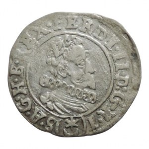 Ferdinand II. 1619-1637, 3 krejcar 1626 Praha-Hübmer, MKČ 759, n.ned.