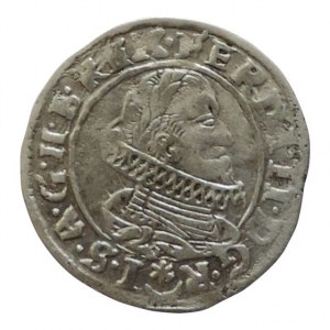 Ferdinand II. 1619-1637, 3 krejcar 1629 Praha-Hübmer, MKČ 760