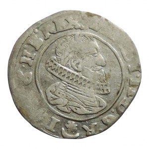 Ferdinand II. 1619-1637, 3 krejcar 1629 Praha-Hübmer, MKČ 760, dr. ned.