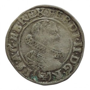 Ferdinand II. 1619-1637, 3 krejcar 1630 Praha-du Bois, MKČ 761, nep.ned.