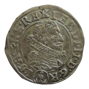 Ferdinand II. 1619-1637, 3 krejcar 1632 Praha-Schuster, MKČ 761