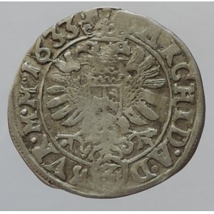 Ferdinand II. 1619-1637, 3 krejcar 1633 Kutná Hora-Prunz, MKČ 811, nep.ned.