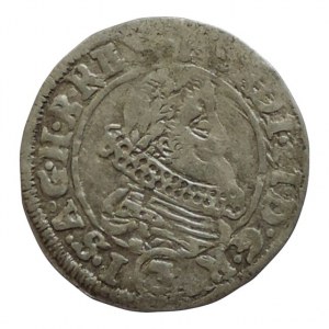 Ferdinand II. 1619-1637, 3 krejcar 1636 Jáchymov-Steinmüller, MKČ 846 - Halačka pro tento rok neuvádí, nep.ned.